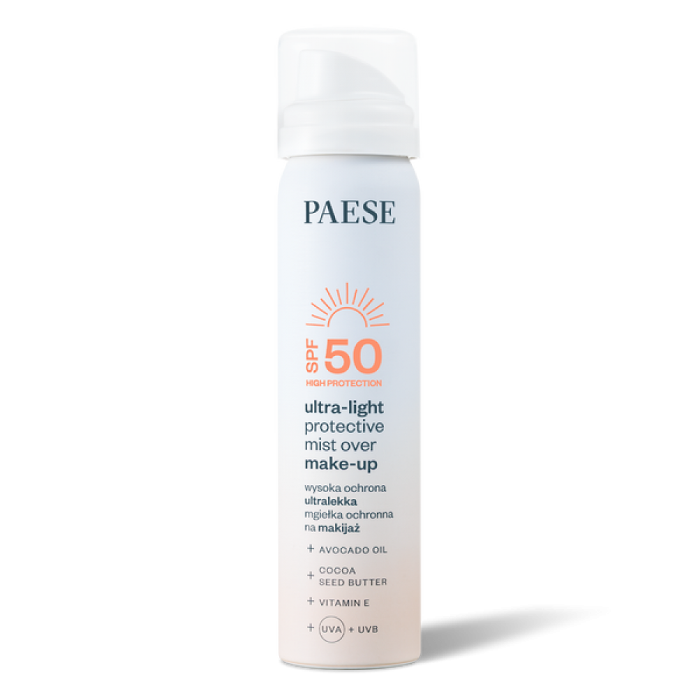 Paese Cosmetics Αντηλιακό σπρέι προσώπου με SPF 50 PAESE