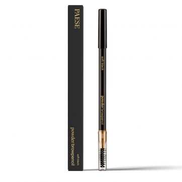 Paese Cosmetics Paese Powder Browpencil – Soft Black | Φυσικό Σχήμα & Πύκνωση για Σκούρα Φρύδια